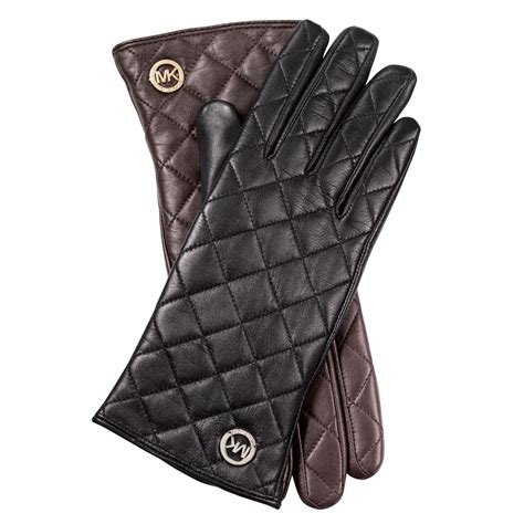 michael kors leather gloves men|mk gloves.